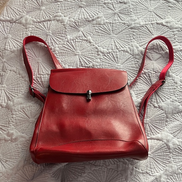 Handbags - Red backpack